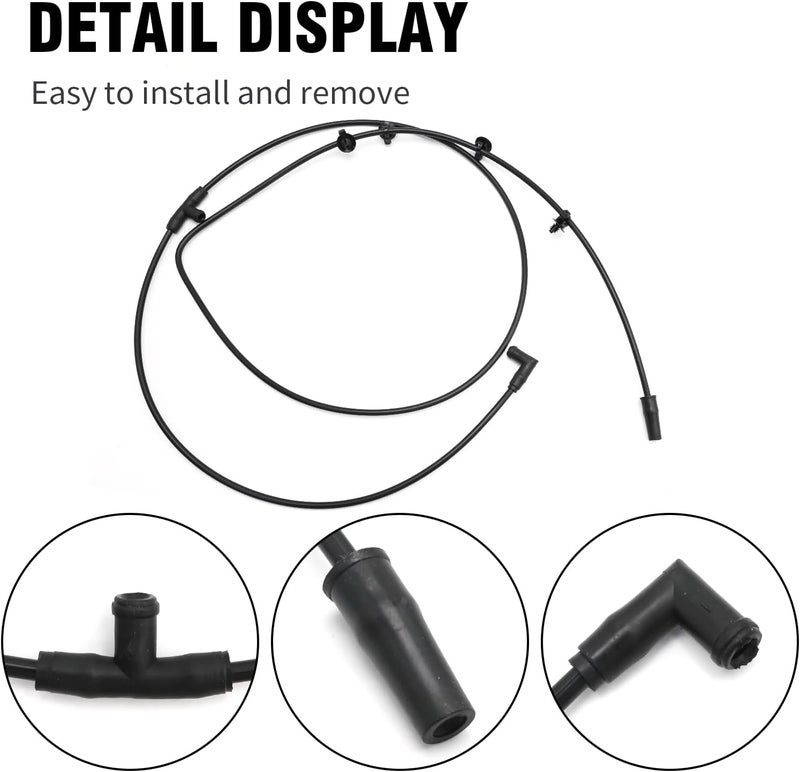 Newnessai 05116306AF Front Windshield Washer Hose, Replacement for Dodge Journey 2009 2010 2011 2012 2013 2014 2015 2016 2017 2018 2019 2020, Replaces 5116306AF - Image 2